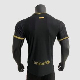 camiseta Barcelona jugador 2021 retro negro