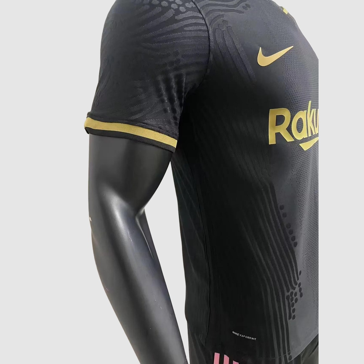 maglia barcellona giocatore 2021 bordo manica oro