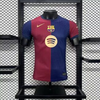maglia barcellona 2024 giocatore fronte meta blu meta granata