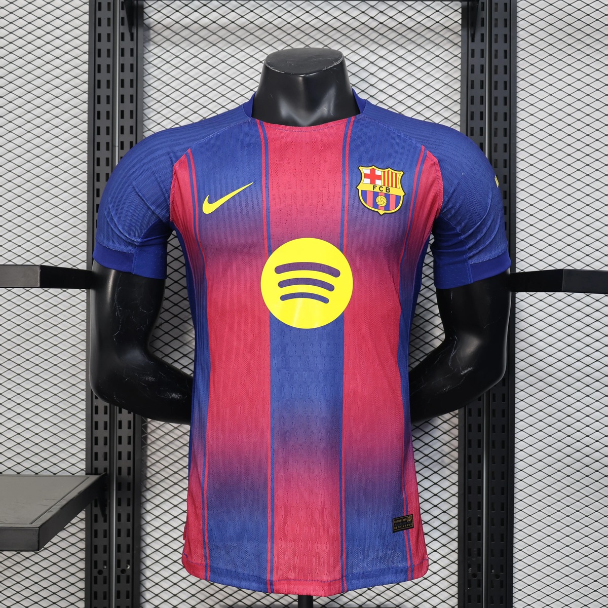 maglia barcellona 2025 giocatore fronte strisce 2025 giocatore