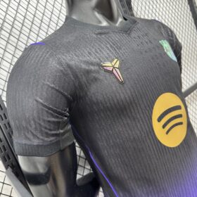 camiseta barcellona away 2027 maniche lunghe manica da vicino