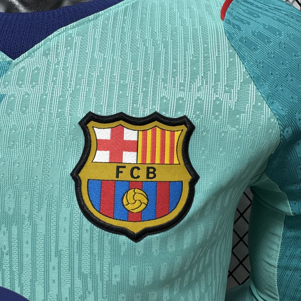 maglia barcellona third 2027 maniche lunghe stemma sul petto