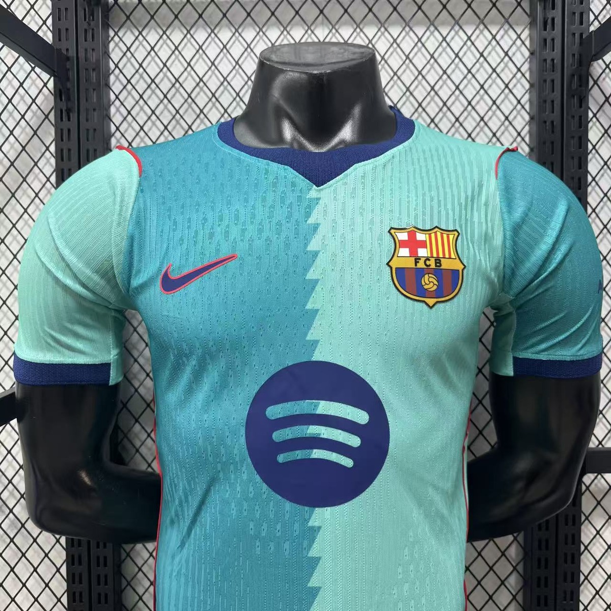maglia barcellona third 2027 dettaglio del tessuto