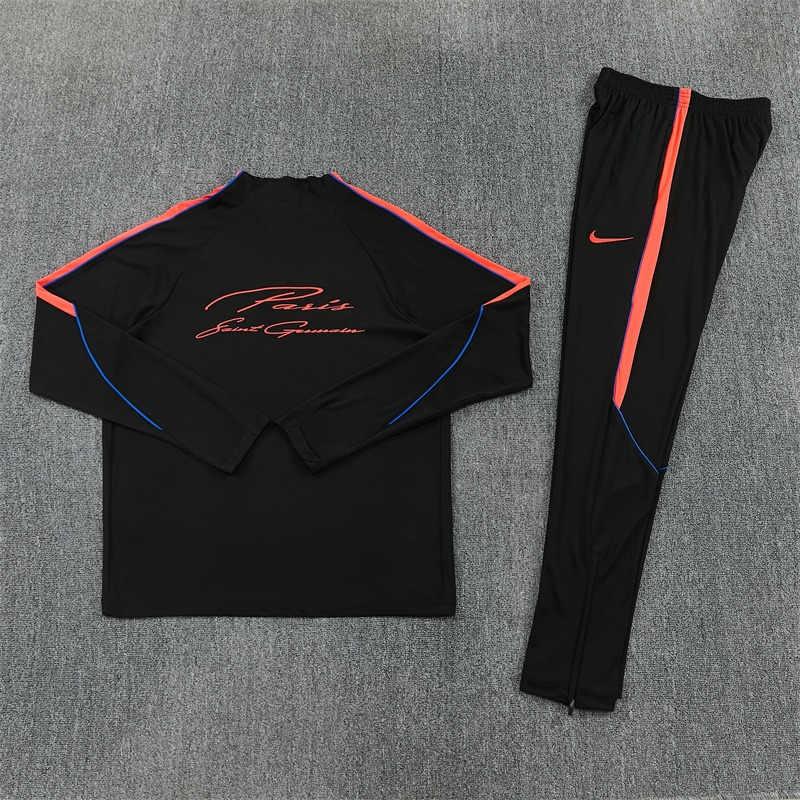 tuta psg 2026/27 capo completo flat lay retro
