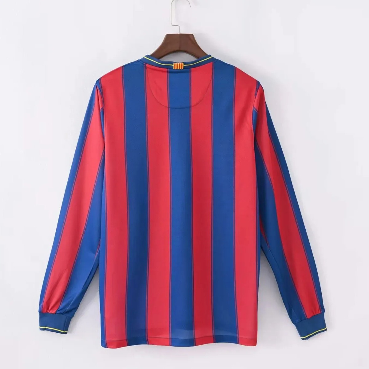 maglia barcellona 2010 maniche lunghe retro strisce