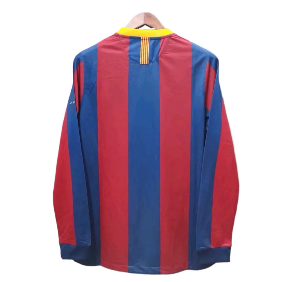 maglia barcellona 2011 maniche lunghe retro strisce
