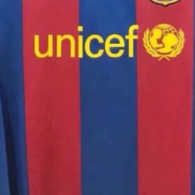 camiseta Barcelona 2011 mangas largas patrocinador en el pecho