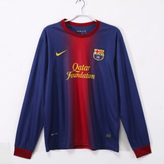 maglia barcellona 2013 maniche lunghe fronte sfumato maniche lunghe