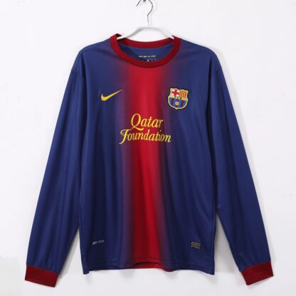 camiseta barcellona 2013 maniche lunghe fronte sfumato maniche lunghe