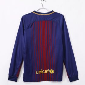 camiseta Barcelona 2018 mangas largas retro con logo UNICEF
