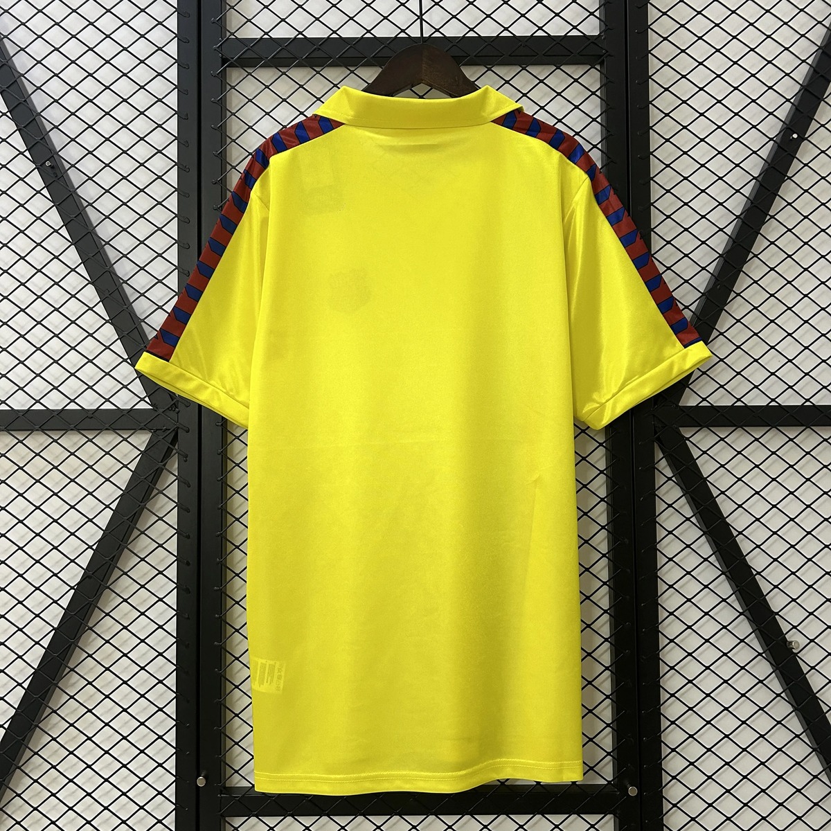 maglia barcellona gialla retro giallo