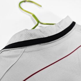 camiseta Barcelona gris retro cuello