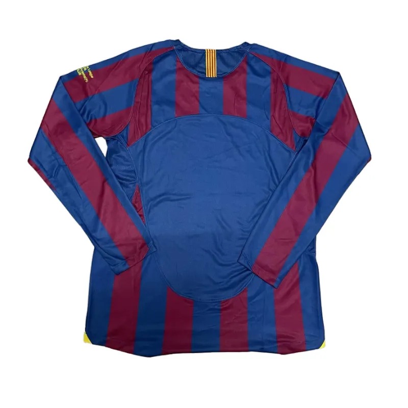 maglia barcellona maniche lunghe retro strisce larghe
