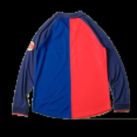 camiseta barcellona centenario maniche lunghe retro bicolore