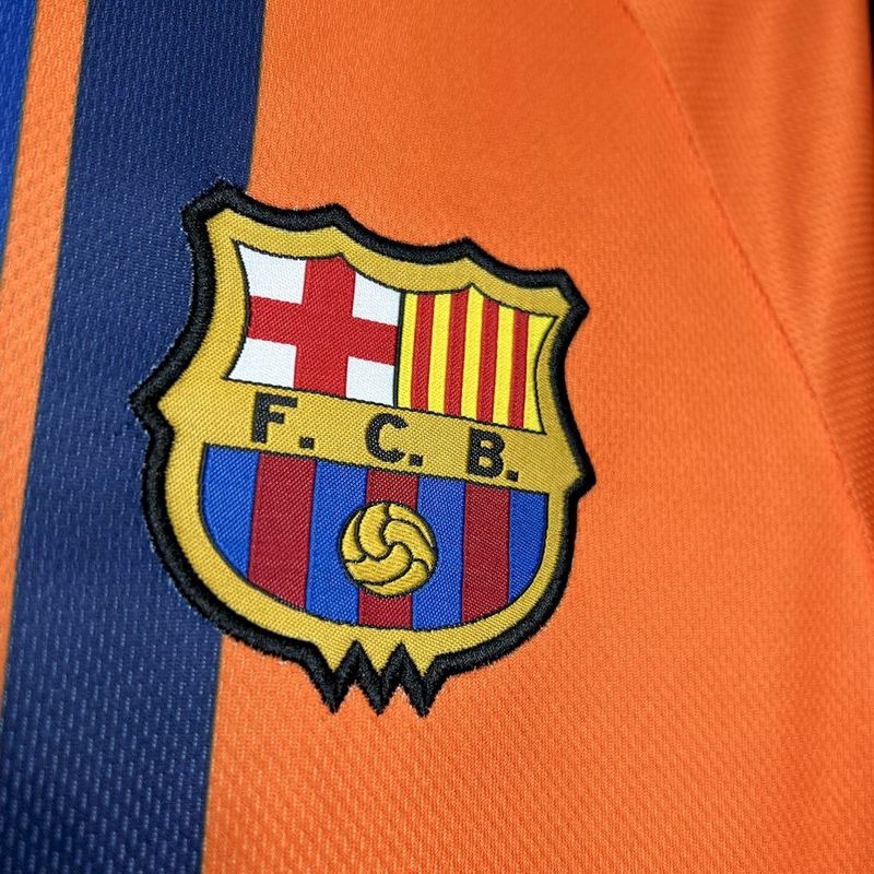 maglia barcellona arancione scritta dietro il colletto