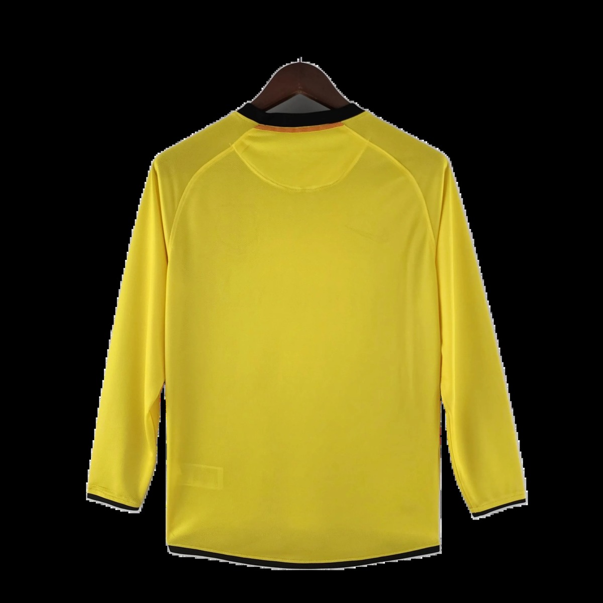 maglia barcellona away 2009 maniche lunghe retro giallo