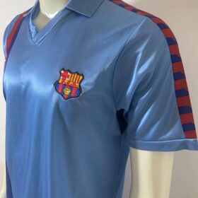 camiseta Barcelona celeste cuello polo celeste