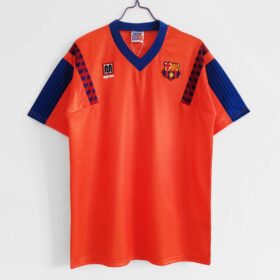 camiseta barcellona away 1992 fronte corallo