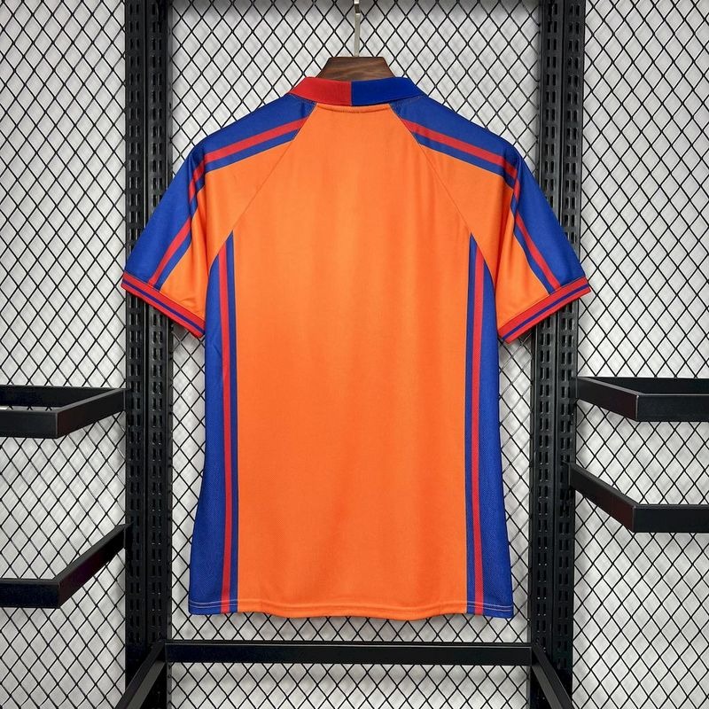 maglia barcellona away 1998 retro arancio