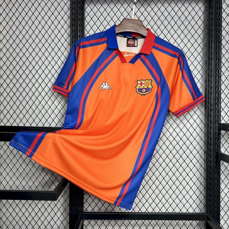 maglia barcellona away 1998 fronte in diagonale