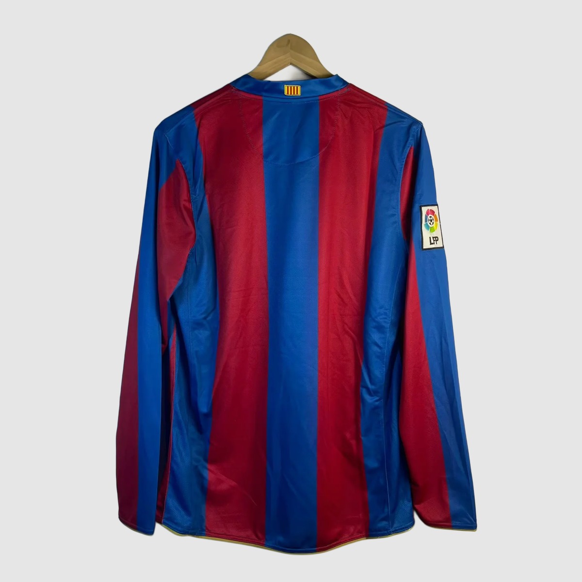 maglia barcellona 2008 maniche lunghe retro strisce