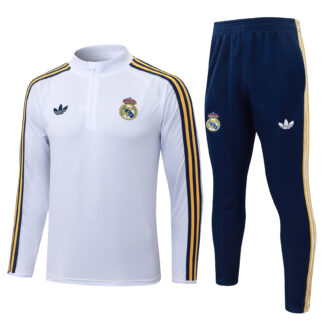 tuta real madrid bianca 2026/27 fronte