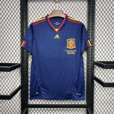 Camiseta España Retro Mundial 2010 Segunda Equipación