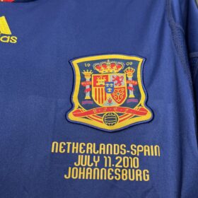 seconda camiseta spagna 2010 ricamo netherlands spain johannesburg