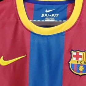 camiseta barcellona 2011 colletto da vicino