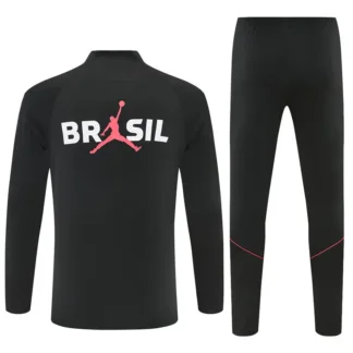 Chándal Brasil negro para niño y adulto 2026/27 – vista posterior del producto