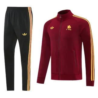 Chándal Roma burdeos de entrenamiento 2026/27 – vista frontal del producto