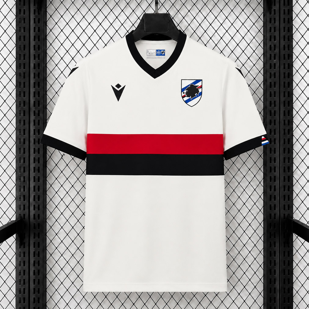 maglia Sampdoria Away 2026/27 vista frontale