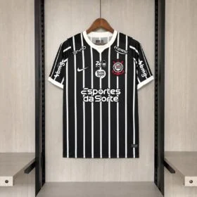 Camiseta Corinthians Negra 2026/27 – Segunda Equipación con Patrocinadores — Foto 1