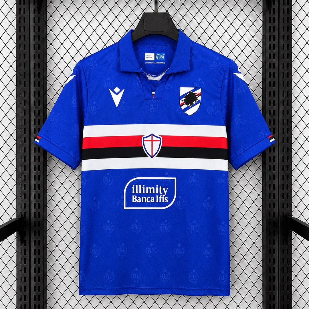 maglia Sampdoria Home 2026/27 vista frontale
