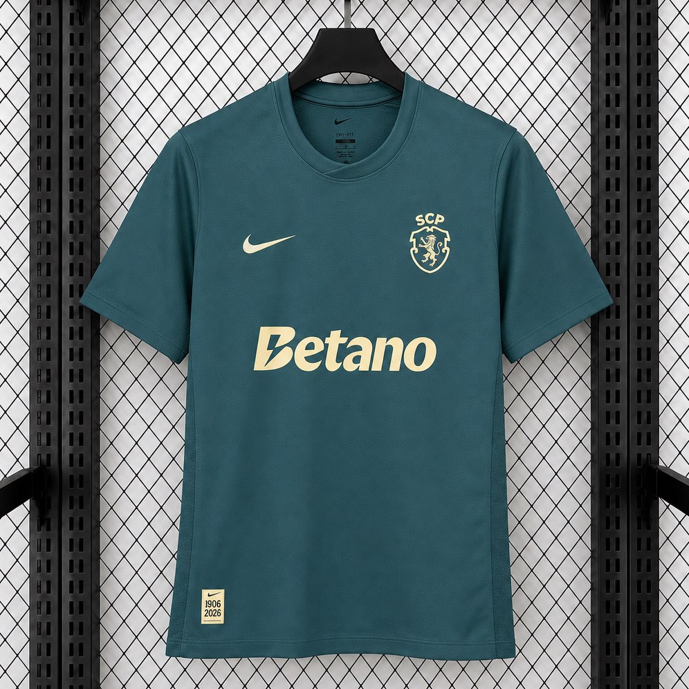 maglia Sporting Home 2026/27 vista frontale