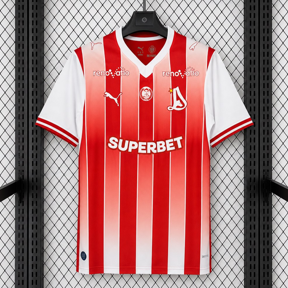 maglia FC Dinamo București Home 2026/27 vista frontale