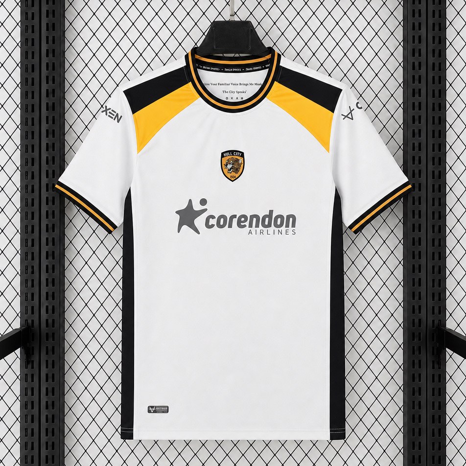 seconda maglia Hull City S-4XL 2026/27 vista frontale