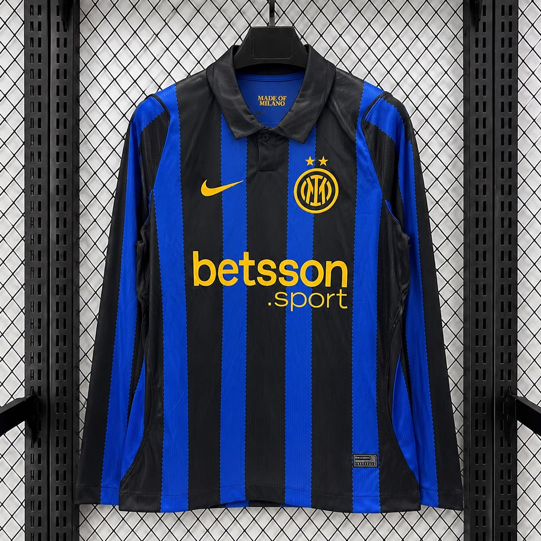 maglia manica lunga Inter Home 2026/27 vista frontale