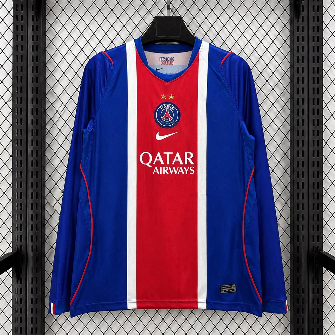 maglia manica lunga PSG Home 2026/27 vista frontale