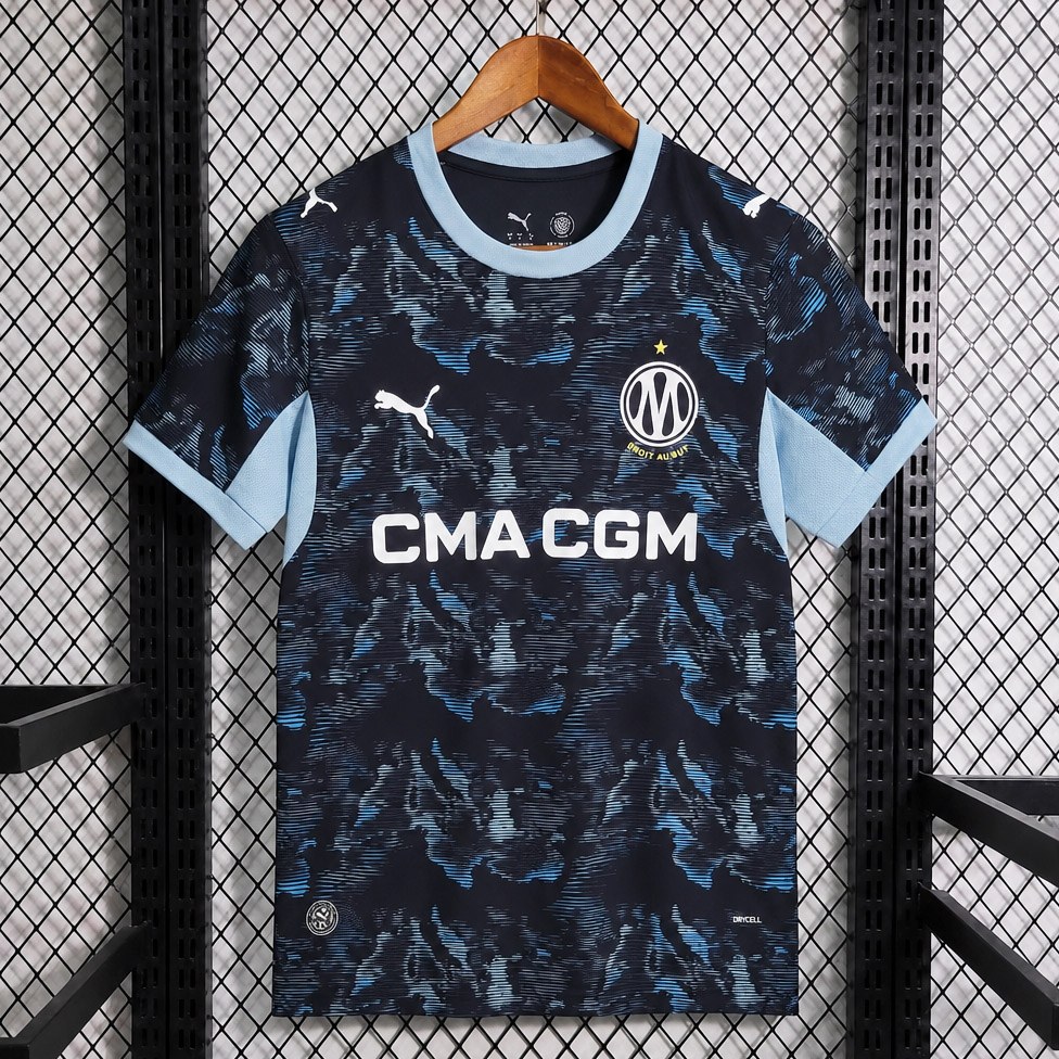 seconda maglia Marsiglia 2026/27 vista frontale