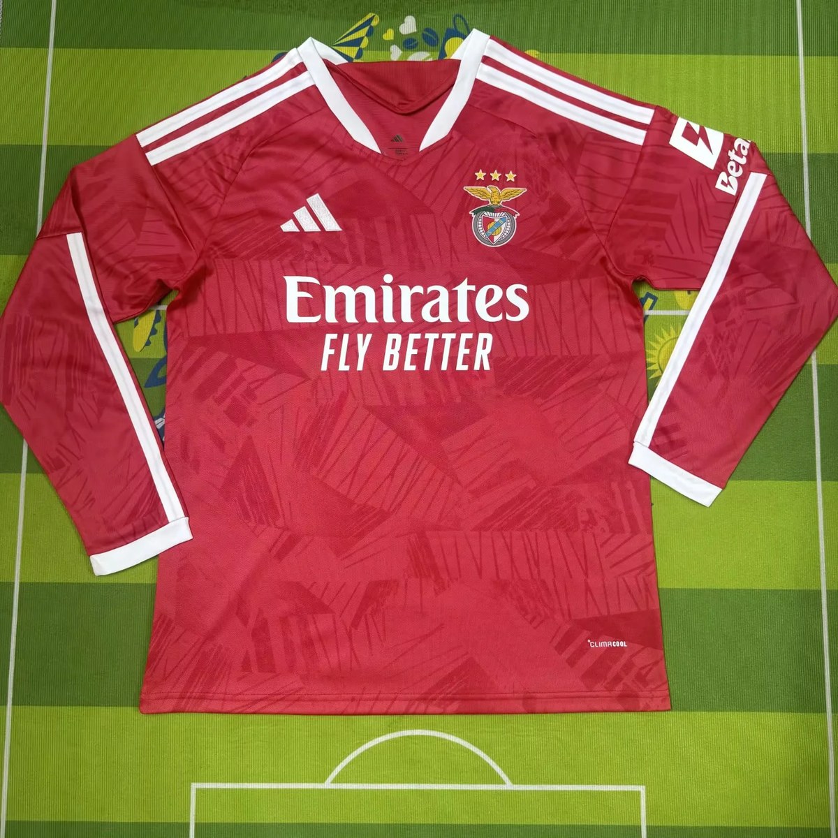 maglia manica lunga Benfica Home 2026/27 vista frontale