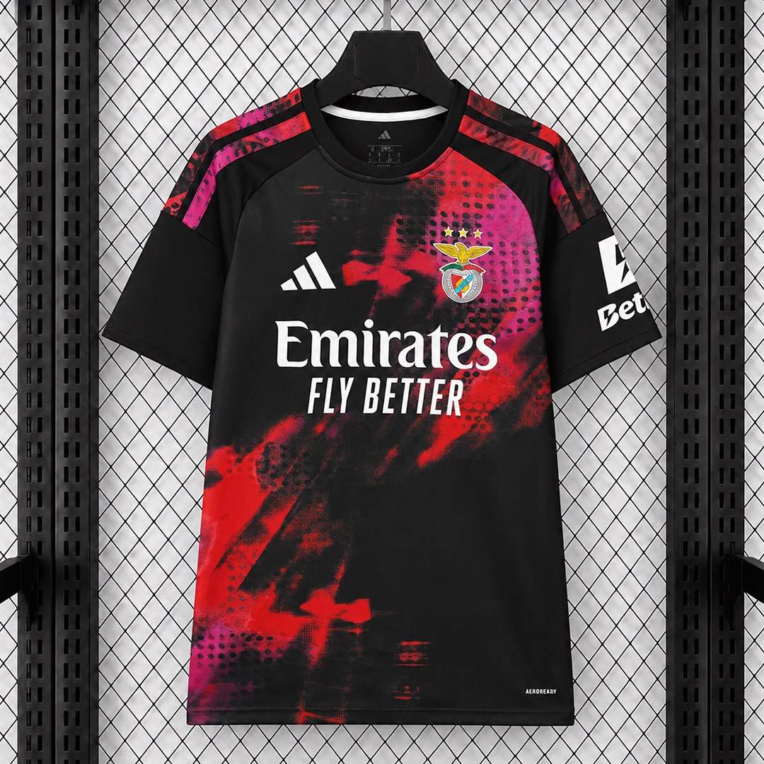 terza maglia Benfica 2026/27 vista frontale
