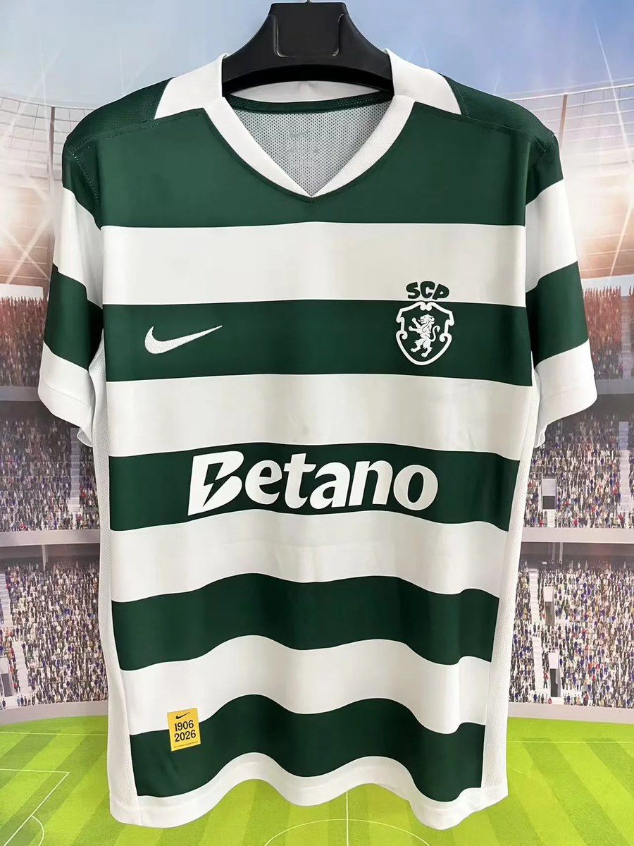 maglia Sporting Home 2026/27 vista frontale
