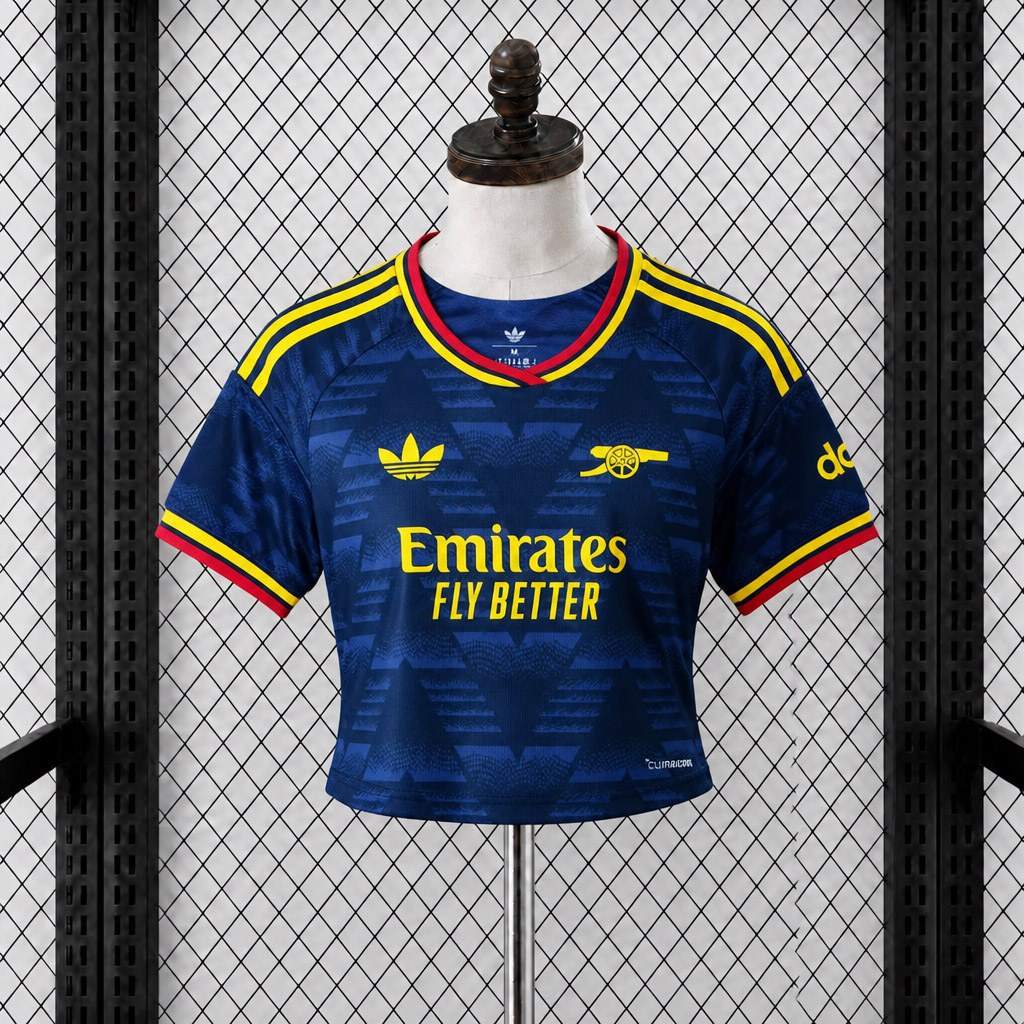 seconda maglia Arsenal Donna 2026/27 vista frontale