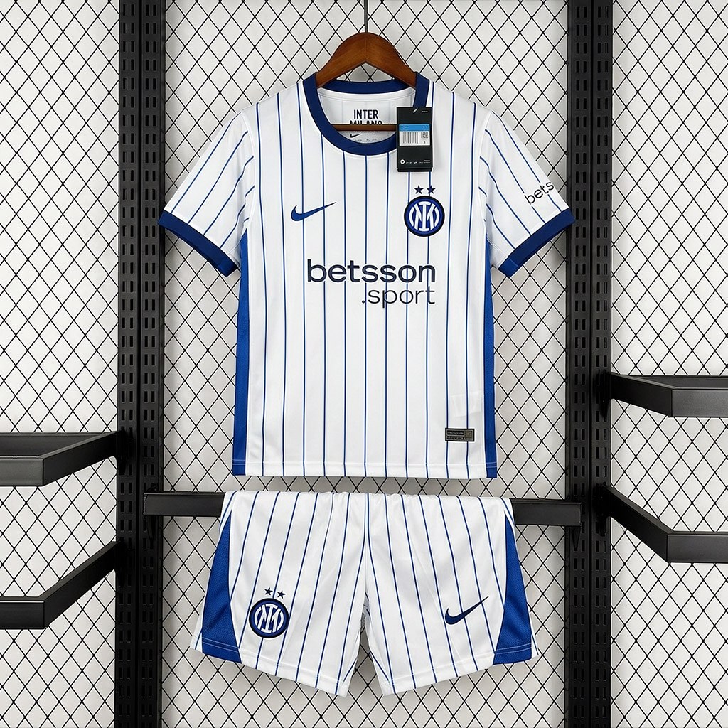 completo Inter Bambino Away 2026/27 vista frontale