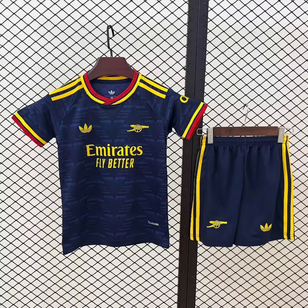 seconda maglia Arsenal Bambino 2026/27 vista frontale