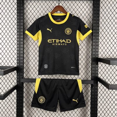 Conjunto Manchester City Niño 2026/27 – Segunda Equipación