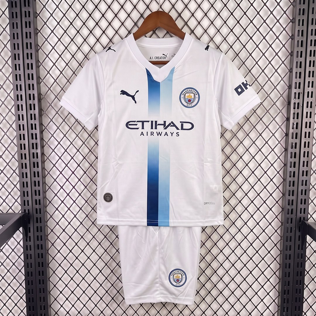 terza maglia Manchester City Bambino 2026/27 vista frontale