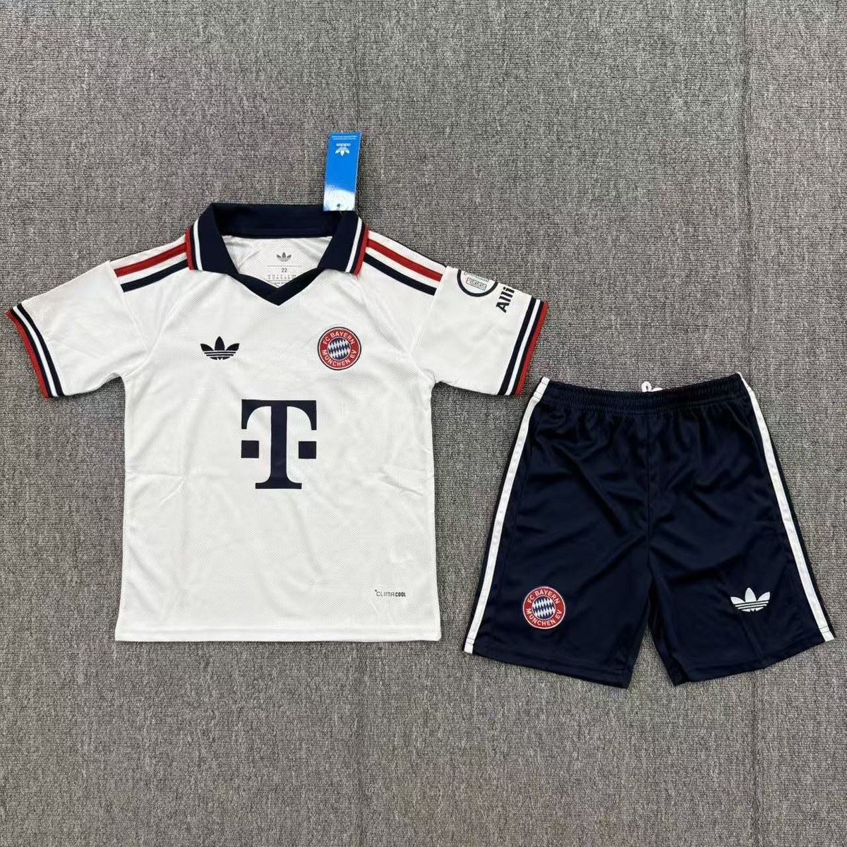 seconda maglia Bayern Monaco Bambino 2026/27 vista frontale