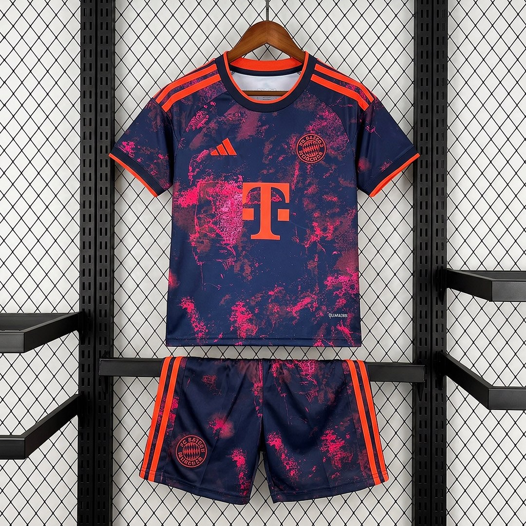 terza maglia Bayern Monaco Bambino 2026/27 vista frontale